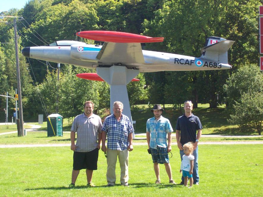 Avro CF 100 restored August 2012 Haliburton ON